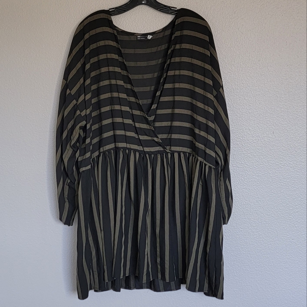 ASOS DESIGN casual oversized mini smock dress /SIZE 14.